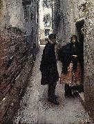 John Singer Sargent A Street in Venice Sweden oil painting artist